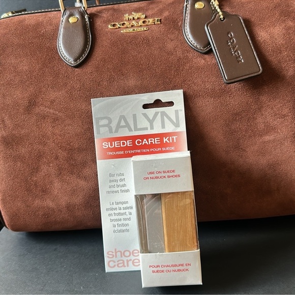 Coach Suede Rowan Large Satchel
Bag CCC79 NWT 🤎🤎 - Picture 7 of 8